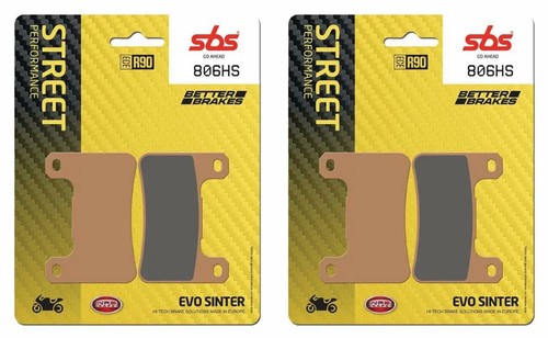 Pastiglie freno anteriori sbs - pastiglie,